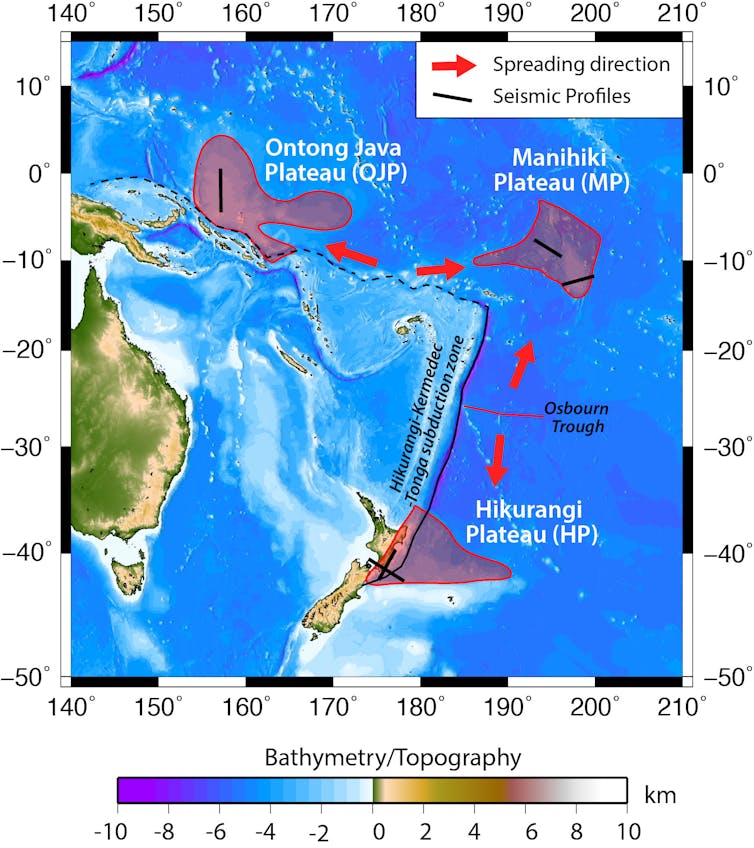 New Zealand sits on top of the remains of a giant ancient volcanic plume