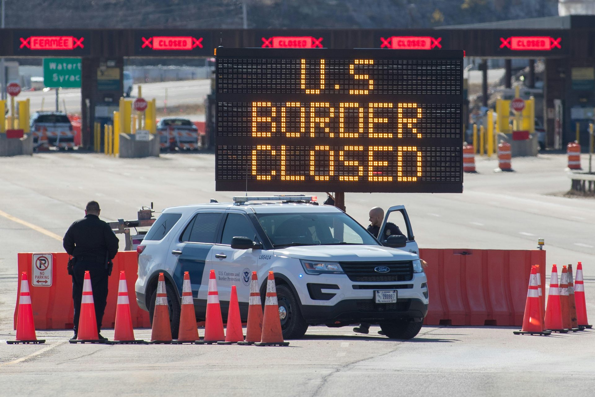 Shuttered Canada US border highlights different approaches to the