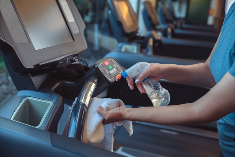 Spawn Fitness - 8 Tips for Having a COVID-Safe Workout at the Gym ❤️ 1️⃣  Before heading out, call and ask about current safety policies. 2️⃣  Maintain your distance 3️⃣ Disinfect equipment