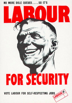 Election poster from 1945.