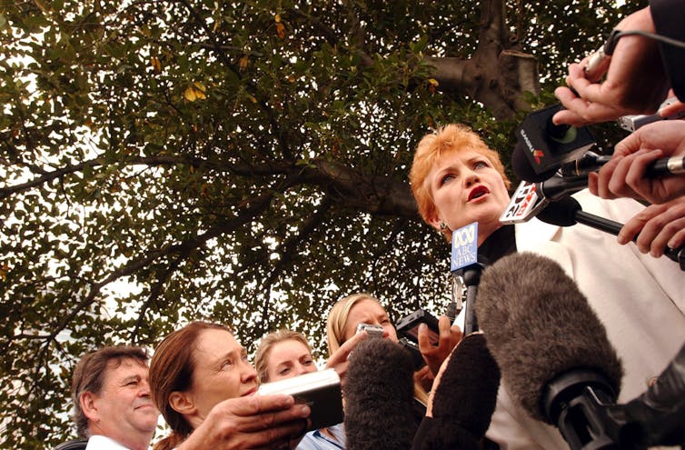 Pauline Hanson built a political career on white victimhood and brought far-right rhetoric to the mainstream