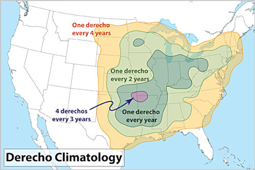 What is a derecho? An atmospheric scientist explains these rare but