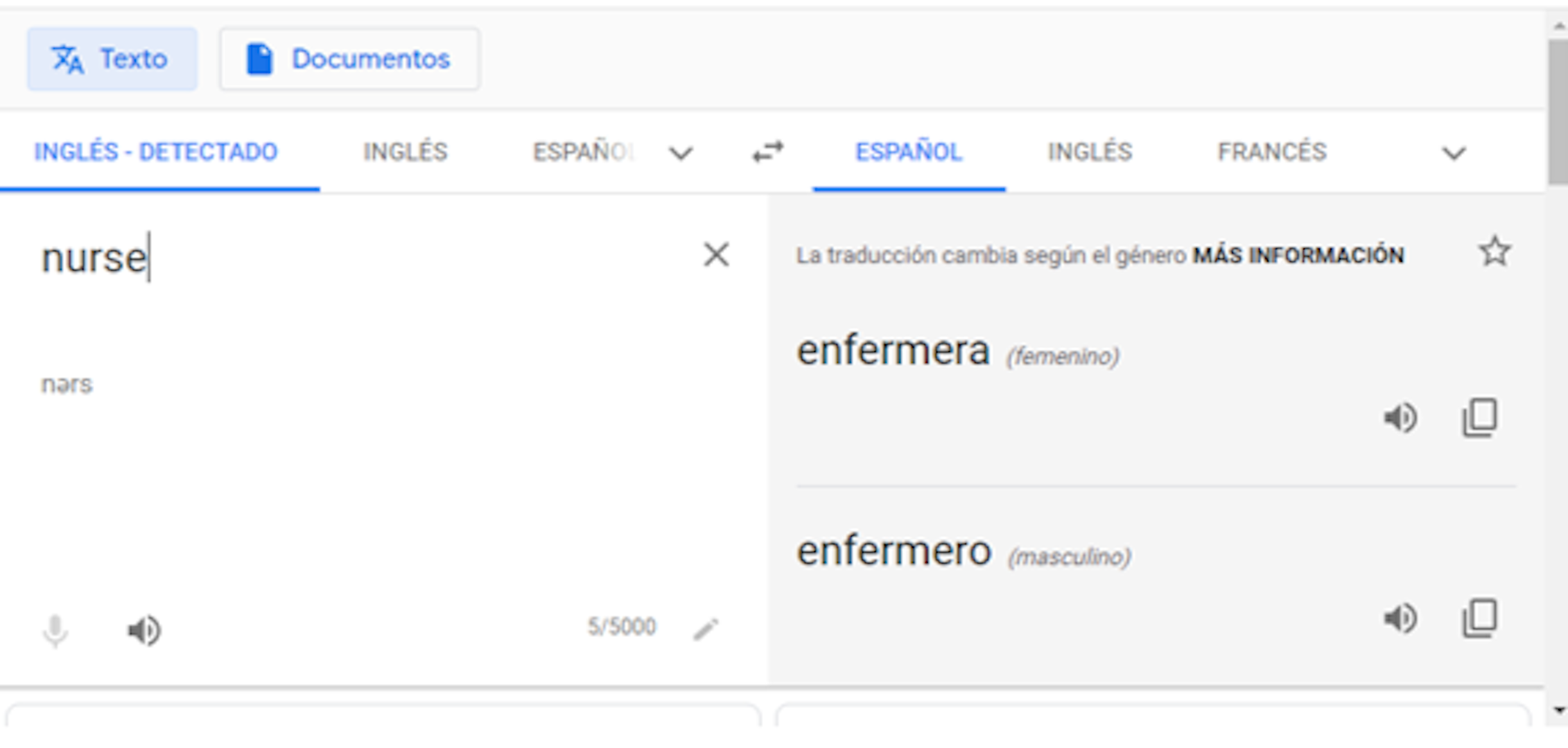 Traductor de español a catala