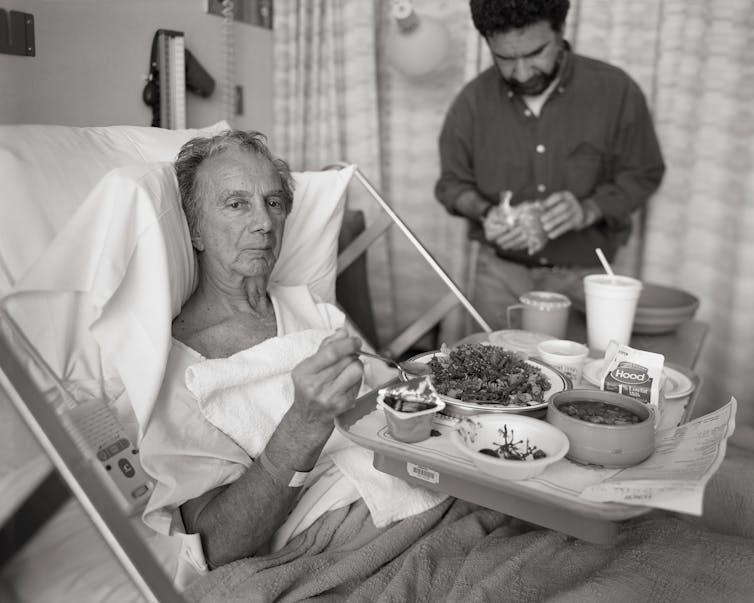 Holding on and holding still, a son photographs his father with Alzheimer's