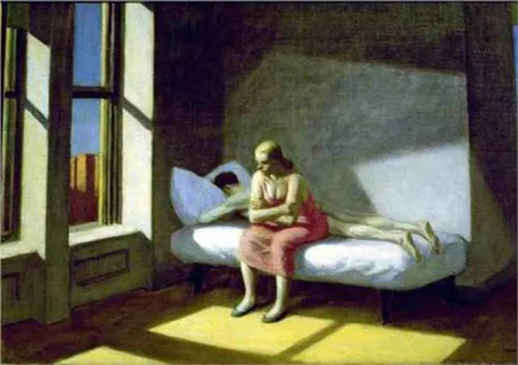Summer in the city (1950) de Edward Hopper. Summer in the city (1950) de Edward Hopper.