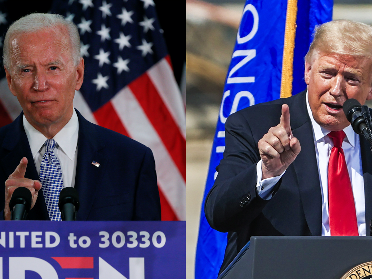 Trump Is Struggling Against Two Invisible Enemies The Coronavirus And Joe Biden