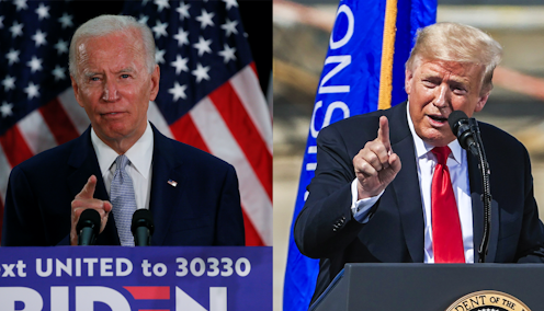 Trump is struggling against two invisible enemies: the coronavirus and Joe  Biden
