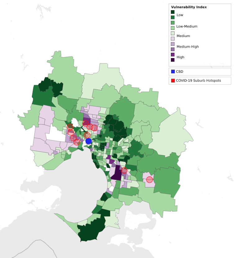 Melbourne's COVID-19 hotspots are also housing crisis hotspots