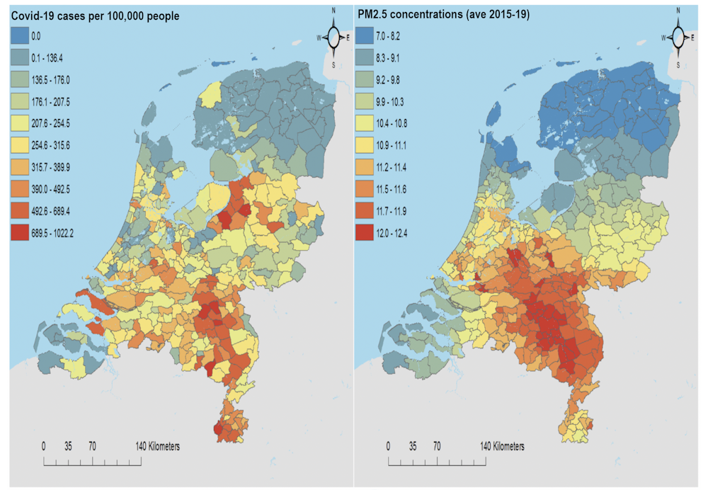 Air Pollution Exposure Linked To Higher Covid 19 Cases And Deaths New Study