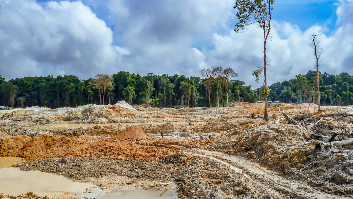 Gold Mining Leaves Deforested Amazon Land Barren For Years Find Scientists Gold Mining Leaves Deforested Amazon Land Barren For Years Find Scientists