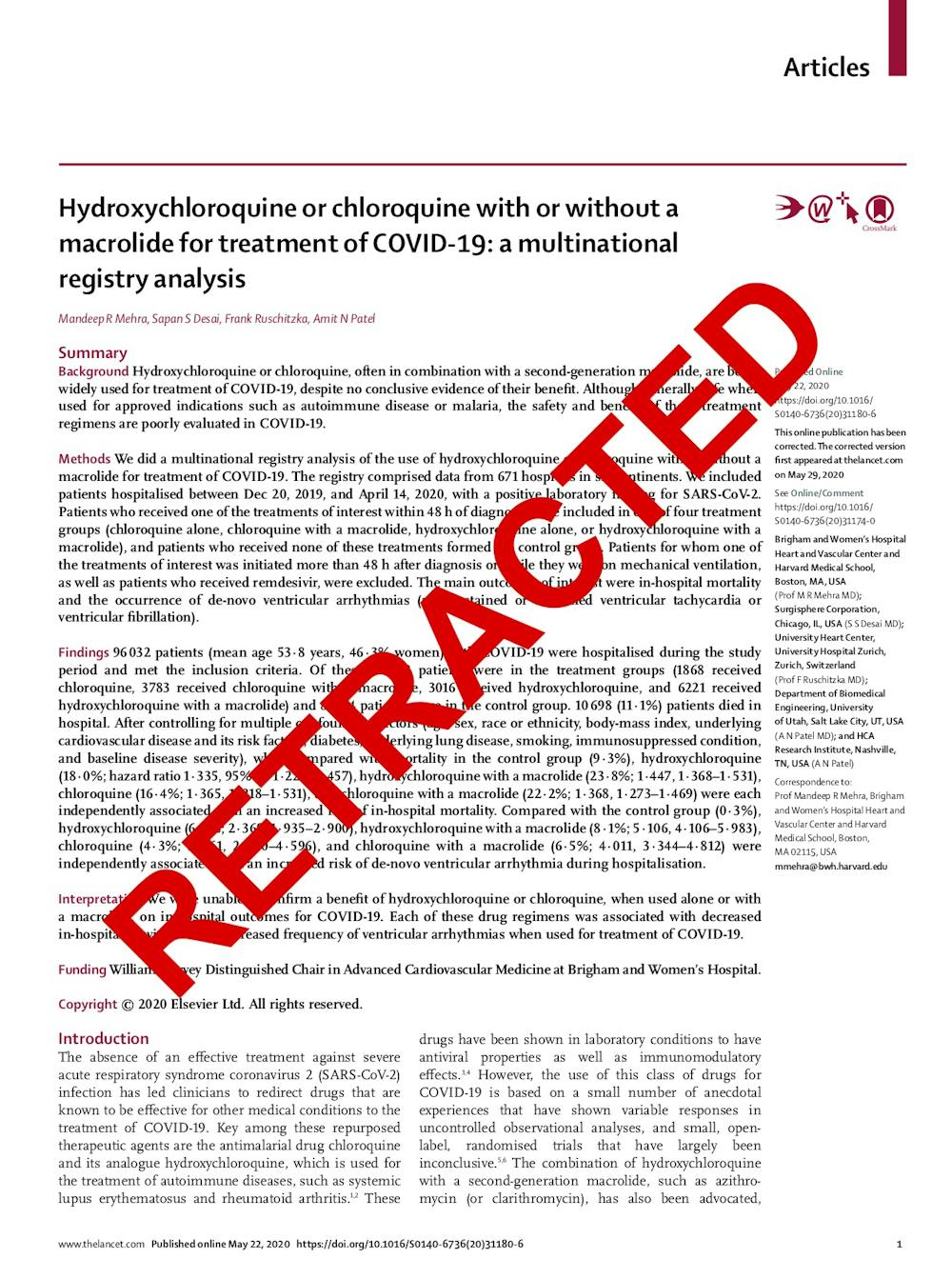 Retractions And Controversies Over Coronavirus Research Show That The Process Of Science Is Working As It Should