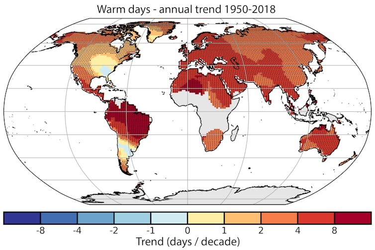 Extreme heat and rain: thousands of weather stations show there's now more of both, for longer