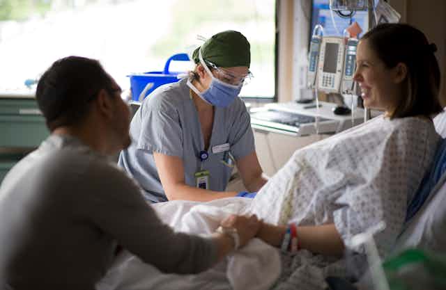 Simulations with actors prepare nurses for the demands of their