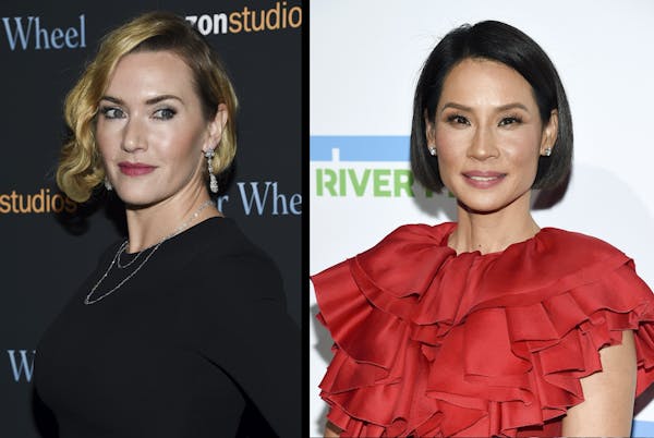 an image of white british actress kate winslet sits next to one of asian-american actress lucy liu