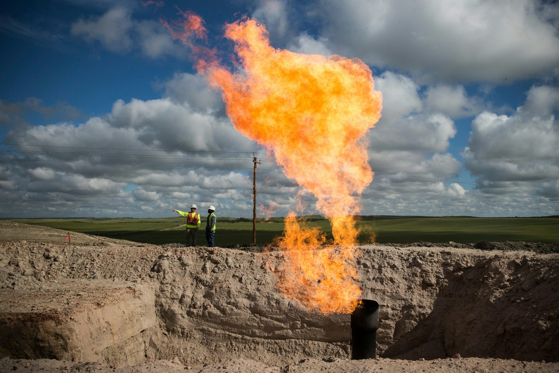 Routine gas flaring is wasteful polluting and undermeasured