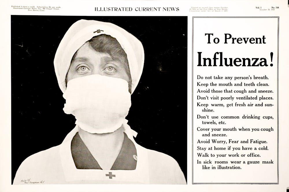 during a pandemic isn't new – in 1918 many Americans 'slackers'