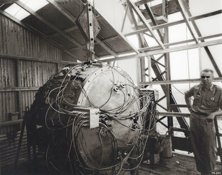 This is what happened the morning the first atomic bomb created a new world