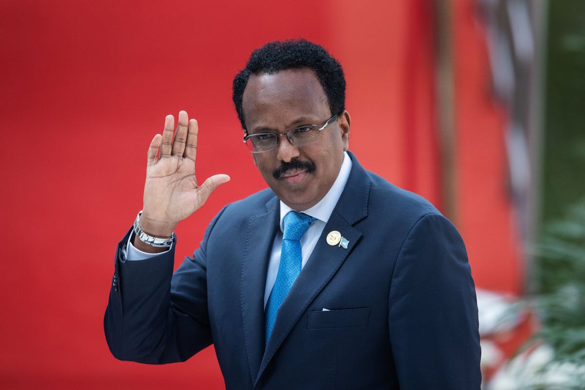 President Mohamed Farmaajo. He controversially extended his term, through the Parliament, by two years. www.theexchange.africa