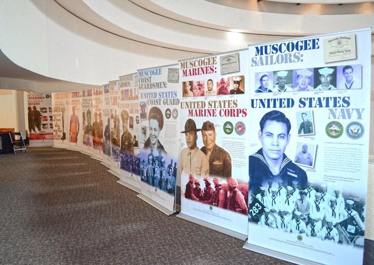 exhibition on Muscogee achievement at the Smithsonian Institute’s National Museum of the American Indian