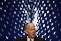 Biden, wearing a yarmulke, speaks at memorial service for Shimon Peres