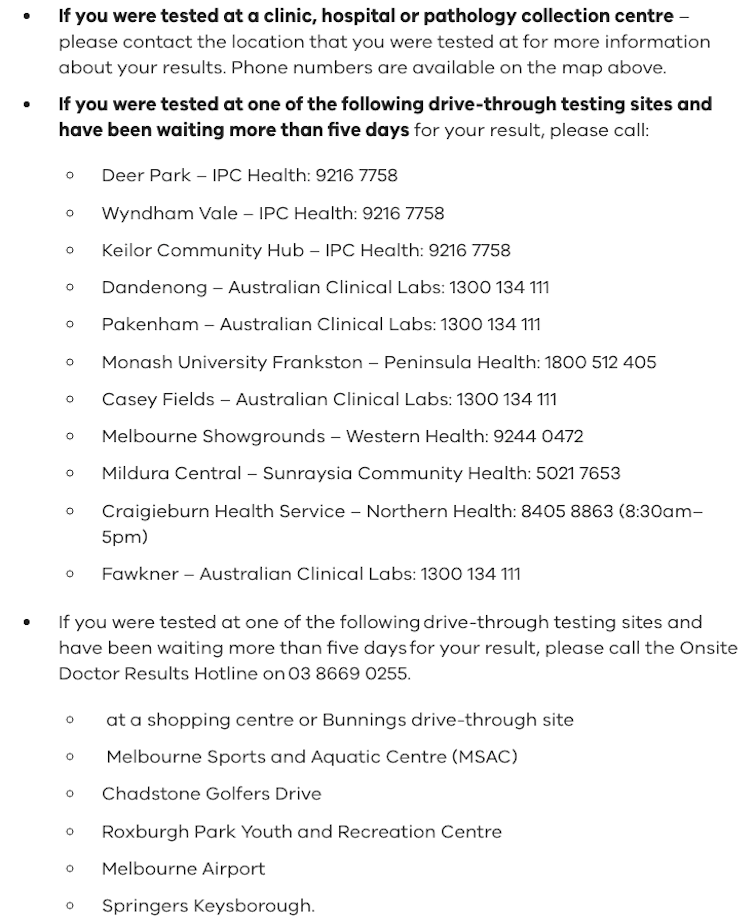 Got a COVID-19 test in Victoria and still haven't got your results? Here's what may be happening — and what to do