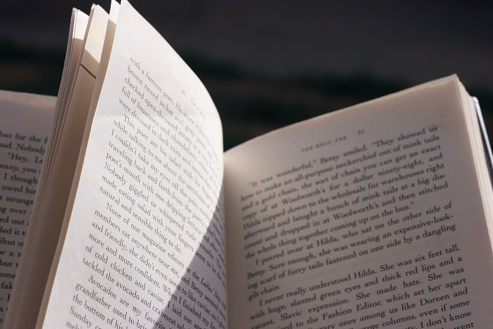 Reading At The Bookshelf