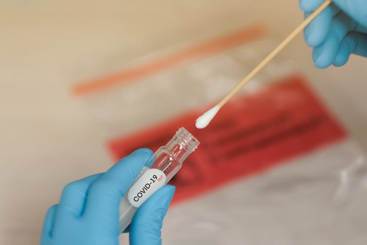 COVID swab test