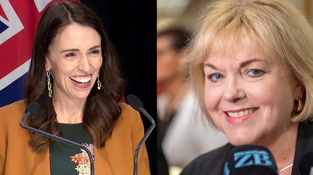 New Zealand prime minister Jacinda Ardern and new National leader Judith Collins.