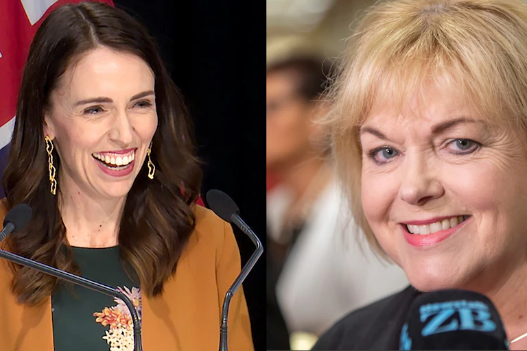 New Zealand prime minister Jacinda Ardern and new National leader Judith Collins.