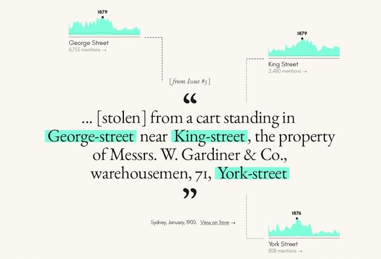 We are what we steal: the New South Wales Police Gazette and charting histories of crime