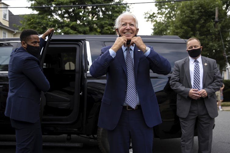 Democratic contender for president Joe Biden.