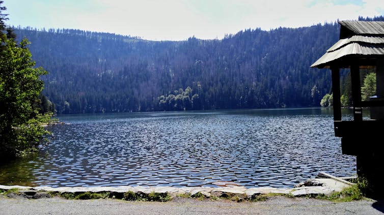 Lago Negro na República Tcheca