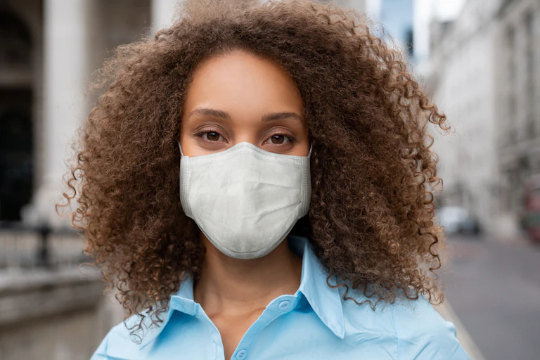 To wear a mask properly, make sure it covers your nose and mouth.