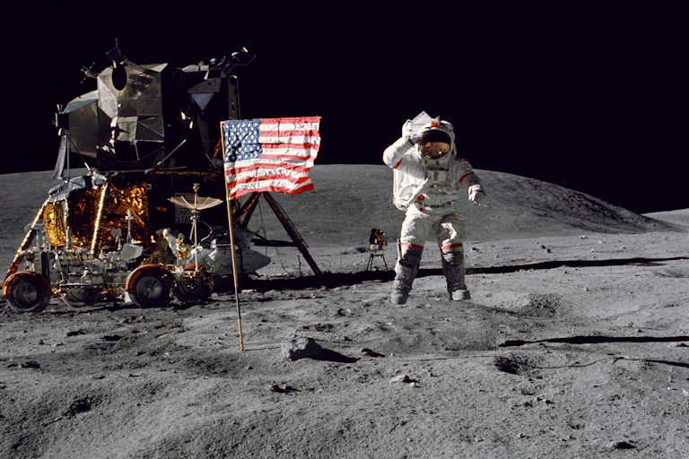 moon landing NAS photo