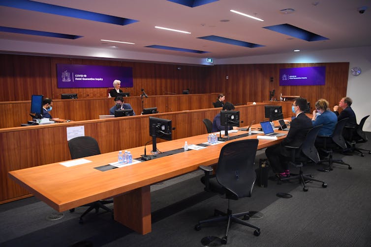 The COVID-19 Hotel Quarantine Inquiry begins in Melbourne on July 20 2020.