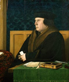 A painting of Thomas Cromwell by Hans Holbein