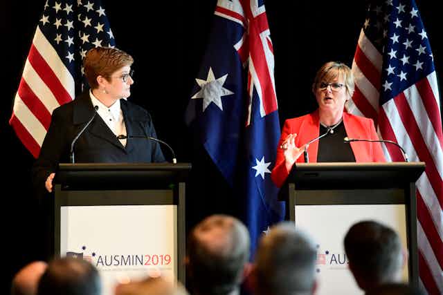 Foreign Minister Marise Payne and Defence Minister Linda Reynolds are heading to Washington for AUSMIN talks.