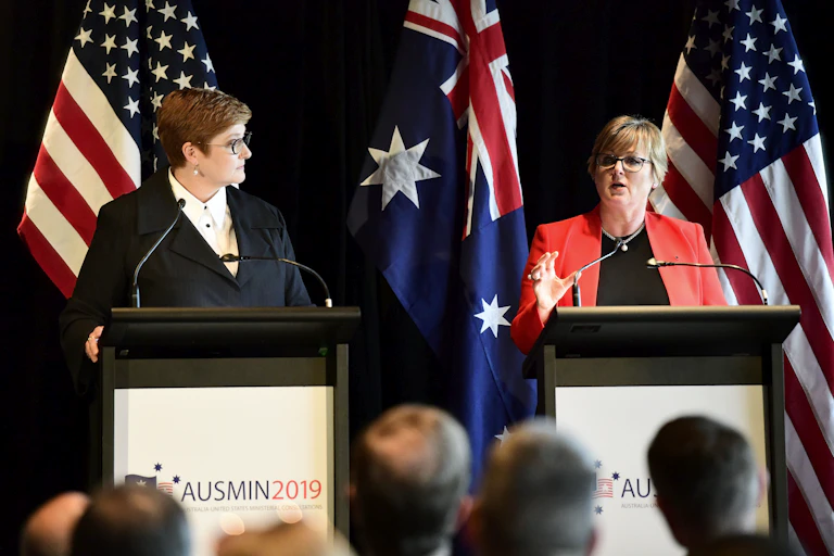 Foreign Minister Marise Payne and Defence Minister Linda Reynolds are heading to Washington for AUSMIN talks.
