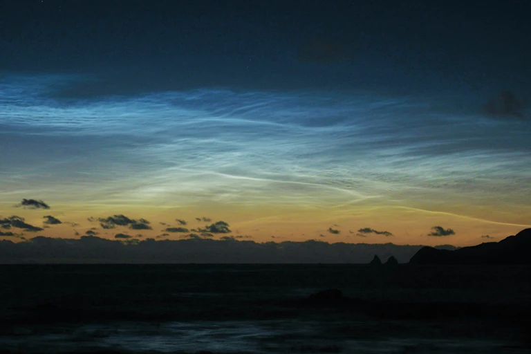 Clouds above Antarctica