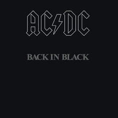 AC/DC Black in Black in text