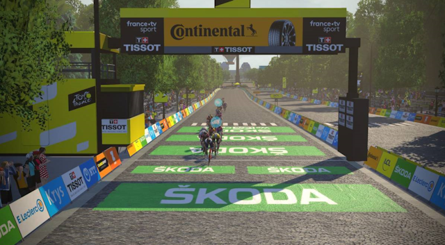 Australian rider Will Clarke won the 2020 Virtual Tour de France.