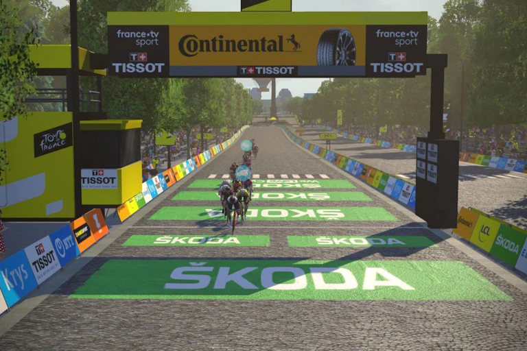 Australian rider Will Clarke won the 2020 Virtual Tour de France.