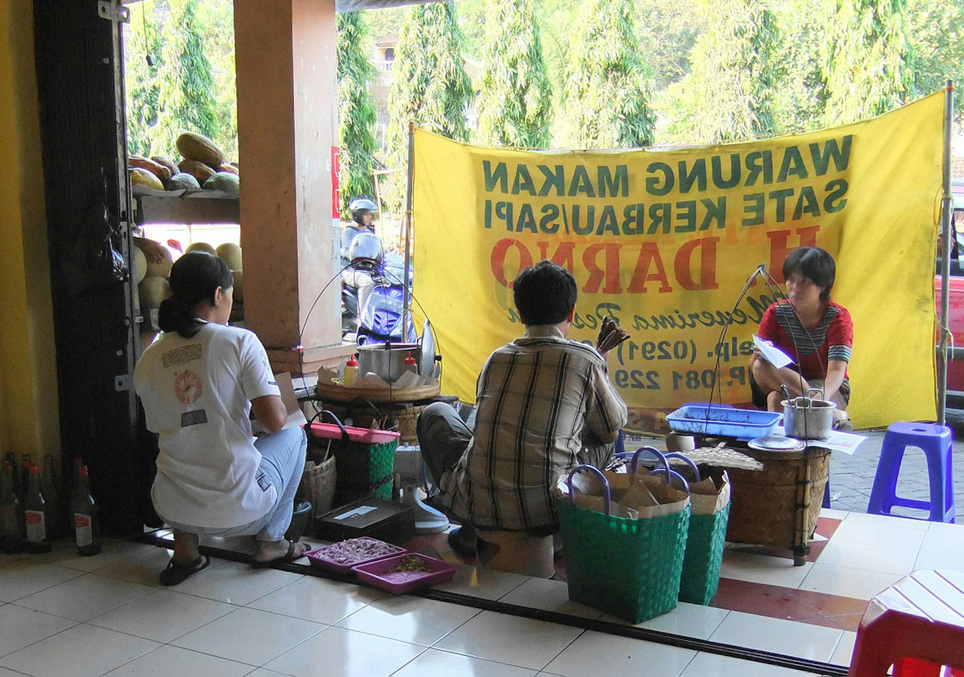 nourriture traditionnelle en Indonésie