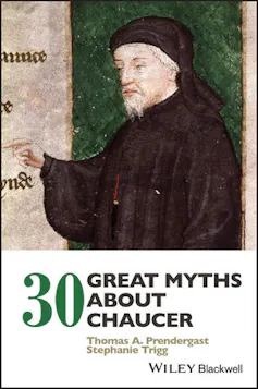 Book cover: writer Chaucer