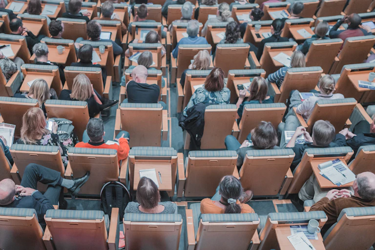Shareholders at an AGM