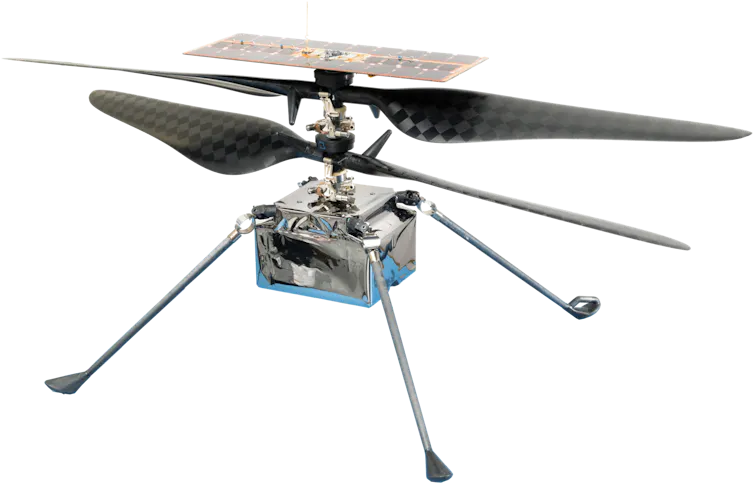 Picture of the ingenuity drone.