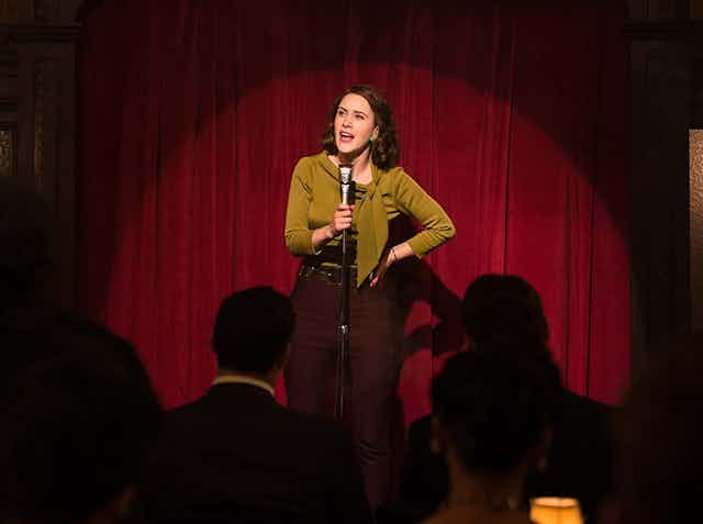 STand-up comic Midge Maisel in the hit TV show.