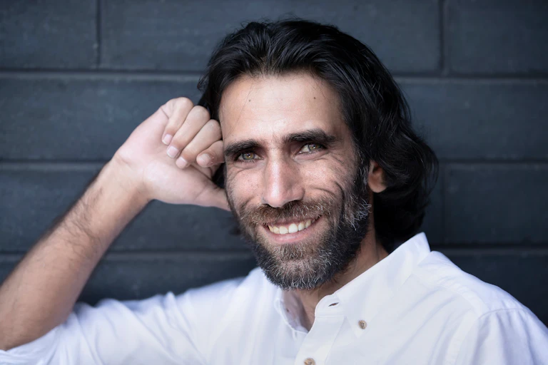 Man smiling