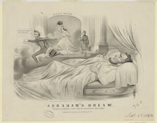 Lincoln teniendo una pesadilla sobre su derrota.
