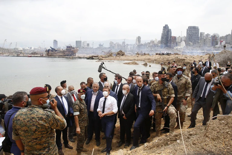 Macron à Beyrouth
